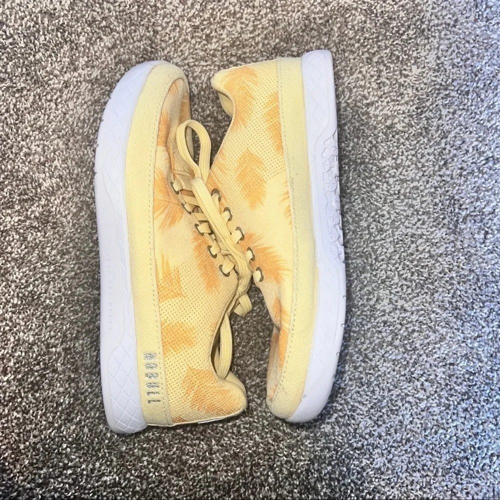 NoBull Sunrise Palm Canvas Trainers Size 8W